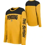 Outerstuff Dětské tričko Pittsburgh Penguins NHL Unbeaten Run Ls Crew Nk Tee Velikost: Dětské M (10 - 12 let)