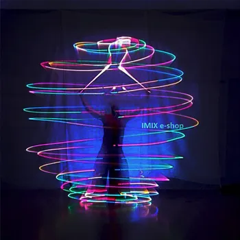 Žonglování LED POI svítící koule 1 ks