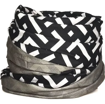 Šátek Dámský šátek v bílo-černé kombinaci barev, VELIKOST UNI