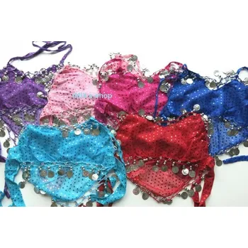 Dívčí kalhotový kostým SULTÁNKY TŘPYT Tmavě růžová