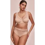 Podprsenka s průsvitnými lemy Alles Havana M Velikost: 75F, Barva: Tělová