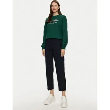 Pánské kalhoty Tommy Hilfiger Chino kalhoty Travel WW0WW43632 Tmavomodrá Slim Fit 36