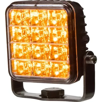 Přídavný světlomet PREDATOR vnější, 10-30V, 12x2W SMD LED, oranžový, 74x74x38mm, ECE R65