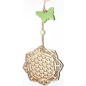 Podtácek Podtácek dřevěná dekorace Květ života