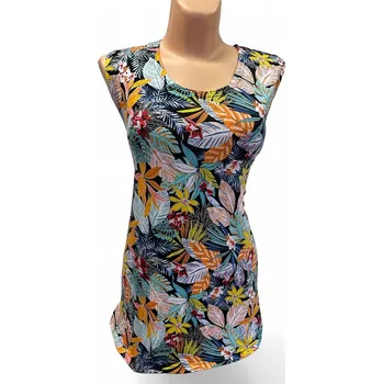 Top tílko BOHOLA, Barva Oranžová, Velikost XXXL 54, Materiál 96% Viskoza 4% Lycra