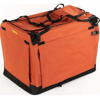 přepravka pro zvíře Potah na transportní box COOL PET Plus béžové tlapky/hnědá barva Velikost přepravního boxu: S 50*35*35cm