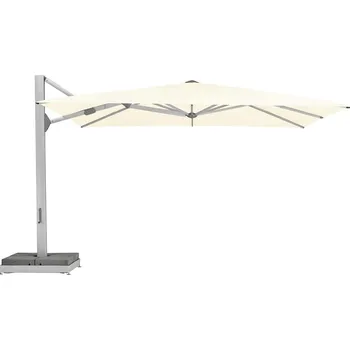 Slunečník Glatz Profesionální boční slunečník Ambiente Nova s volánem, kulatý 400 cm (4 m), rám eloxovaný hliník, potah akryl 300 g/m2 barva dle vzorníku