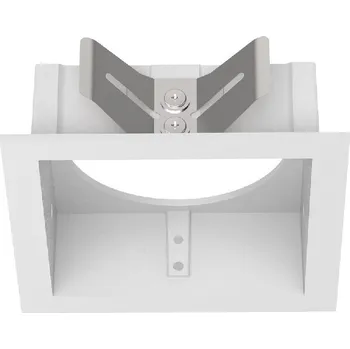 Bodové svítidlo BENTO jednorámeček hranatý bílý 8x8,6cm