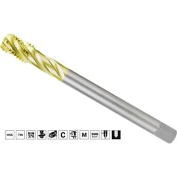 Závitořezný nástroj Ruko 233240T - Závitník strojní M 24 x 3,0 mm se šroubovicí 35°, HSS-TiN, typ 3044, DIN 376 ISO2 (6H)