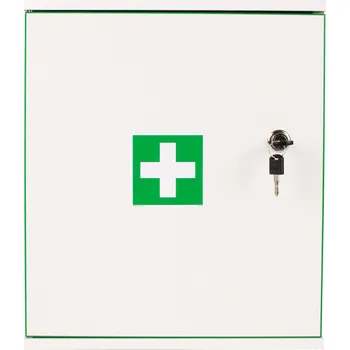 Lékárnička DBS Prusinovice s. r. o. Lékárnička na zeď, dřevěná, XDL 460 Verze: Lékárnička na zeď, dřevěná, XDL 460, Rozměry: š:34 x v:39 x h:13 cm, Kód: 00658