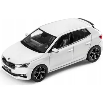 autíčko Škoda Fabia A07 1:43 bílá Měsíc