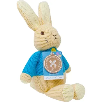 plyšák Plyšový králíček Petr z měkkého úpletu Made with Love 18 cm