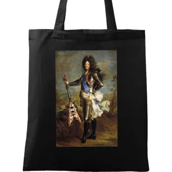 Bavlněná taška Rockový král slunce Ludvík XIV (Barva: Černá)