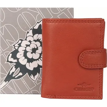 Peněženka Menší kožená peněženka Charro no. 2082 hnědo-oranžová