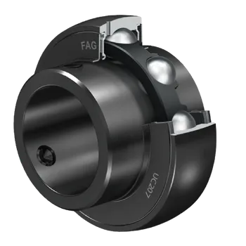 UC 205 FAG vnitřní jednořadé kuličkové ložisko se zajištěním na červíka s přesahem na obě strany