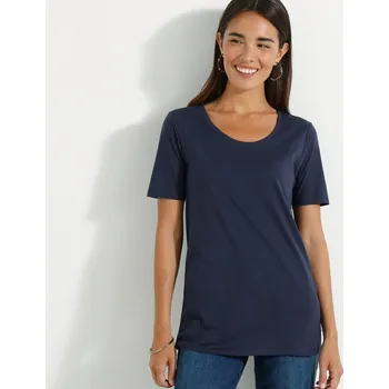 Pánské tričko Blancheporte Tričko s krátkými rukávy nám. modrá 54