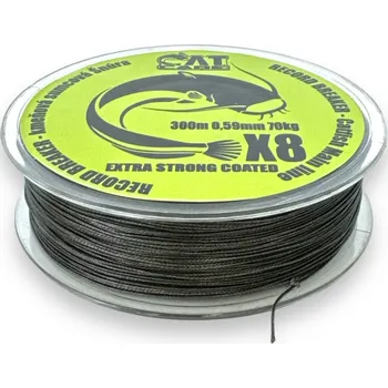 CatCare Šňůra Record Breaker CatCare Catfish Smoke 300 m 0,59 mm 70 kg