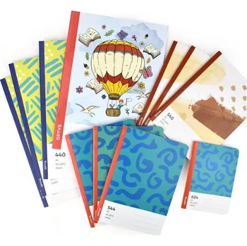 Sešitová sada pro 1. a 2. stupeň, 10+1 zdarma