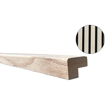 Stavební materiál Vnější roh k akustickému panelu Dub světlý 270 cm