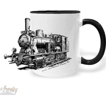 Hrnek - 310.922 - parní lokomotiva - Kačenka Barva: Černá