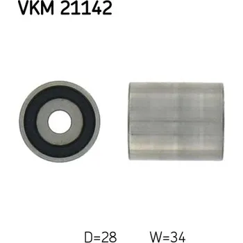 Rozvod motoru Vratná/vodicí kladka, ozubený řemen SKF (VKM21142)