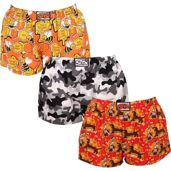 Dámské trenýrky 3PACK dámské trenky Styx art klasická guma vícebarevné (3K14744) 3XL Možnost vrácení zboží ZDARMA do 120 dnů!