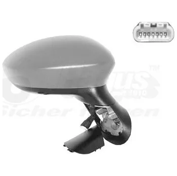 Auto zrcátko Vnější zpětné zrcátko VAN WEZEL 1624818