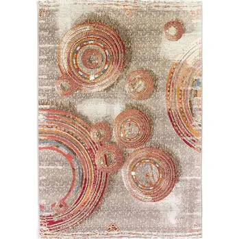 Koberec Breno Kusový koberec ZOYA 154/Q01X, 80x165 cm, Béžová/Vícebarevné