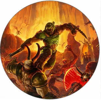 Jedlá dekorace na dort Jedlý papír Doom démon 19,5 cm