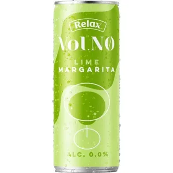 Limonáda Relax VOL.NO Lime Margarita plech 330 ml