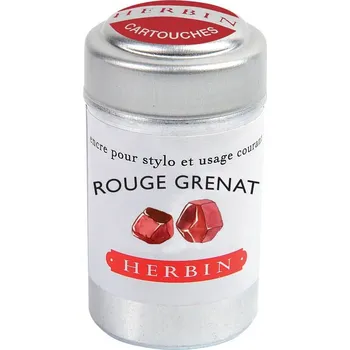 Náplň do psacích potřeb J. Herbin Inkoustové bombičky Herbin, 6 ks - Rouge Grenat