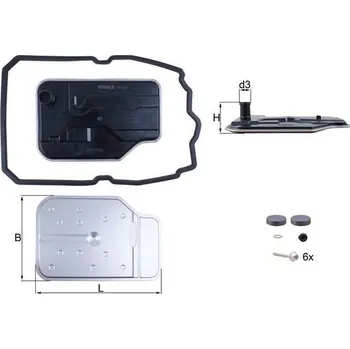 Hydraulický filtr Hydraulický filtr, automatická převodovka KNECHT HX 230KIT