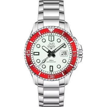 Hodinky JVD Pánské vodotěsné ocelové hodinky pro potapěče 20ATM JVD JE1012.3 ( )