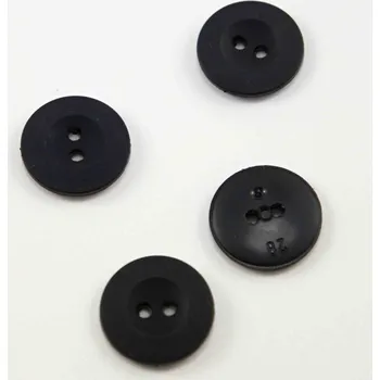 Knoflík Dírkový knoflík - tmavě modrý - průměr 1,7 cm