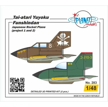 Plastikový model 1/48 Tai-atari Yuyoku Funshindan Jap.Rocket Plane