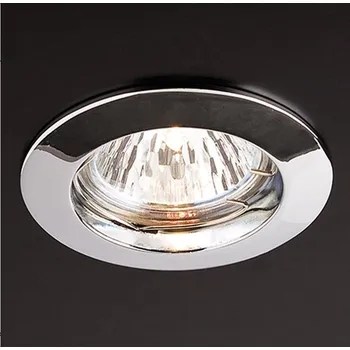 Bodové svítidlo Vestavné svítidlo ELC, pevné, kulaté, chrom 70009