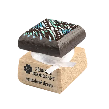 Přírodní deodorant s vůní santalového dřeva - ručně malovaný 15 ml