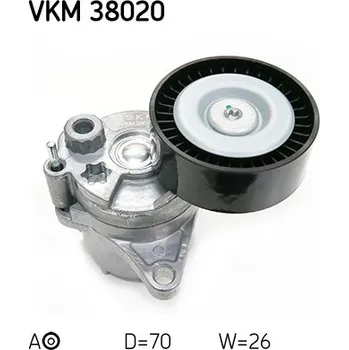 Napínací kladka, žebrovaný klínový řemen SKF (VKM38020)