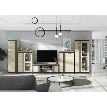 Obývací stěna Obývací stěna Kombi L3, sonoma/lišta sonoma