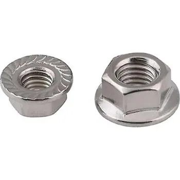 Matice Matice M12 šestihranná s ozubeným límcem DIN 6923, ocel tř. 8.8, povrch zinek bílý, (100ks)