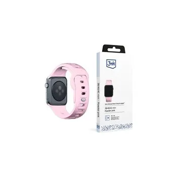 Řemínek na hodinky 3mk Silicone Watch Strap pro Apple 38/40/41 mm Powder Pink