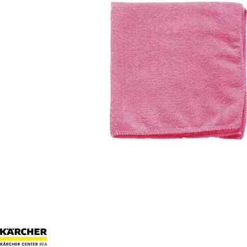Utěrka KÄRCHER Sada utěrek z mikrovlákna Alice, červená, jemná, 5x