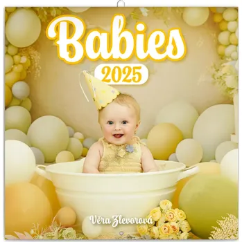 Kalendář Poznámkový Babies Věra Zlevorová 30 × 30 cm 2025
