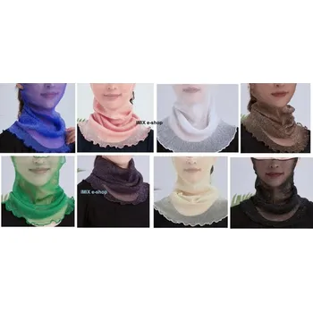 rouška Třpytivá multifunkční rouška - šátek Černá