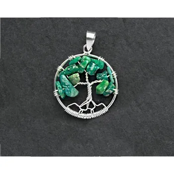 Přívěsek Přívěšek ze stříbra s kameny Strom života