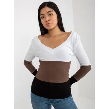 Dámská halenka Dámská halenka pruhovaná RUE PARIS černobílá