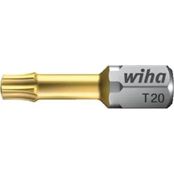 Bit Wiha 20970 Bit 1/4" Torx T9x 25mm, typ 7015TiN Torsions, tvar C 6,3