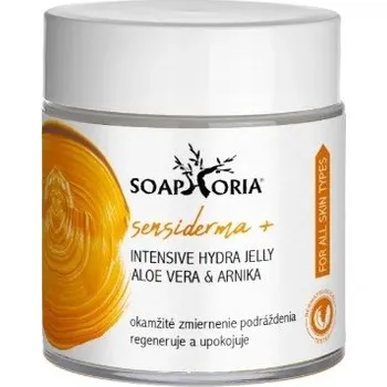 Pleťové sérum Soaphoria Sensiderma intenzivní hydratační zklidňující želé Aloe Arnica 100 ml