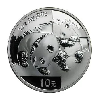 1 unce stříbrná mince China Panda 2008
