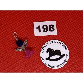 HandMade by VeJa Přívěšek - andílek pro štěstí/ radost č.198